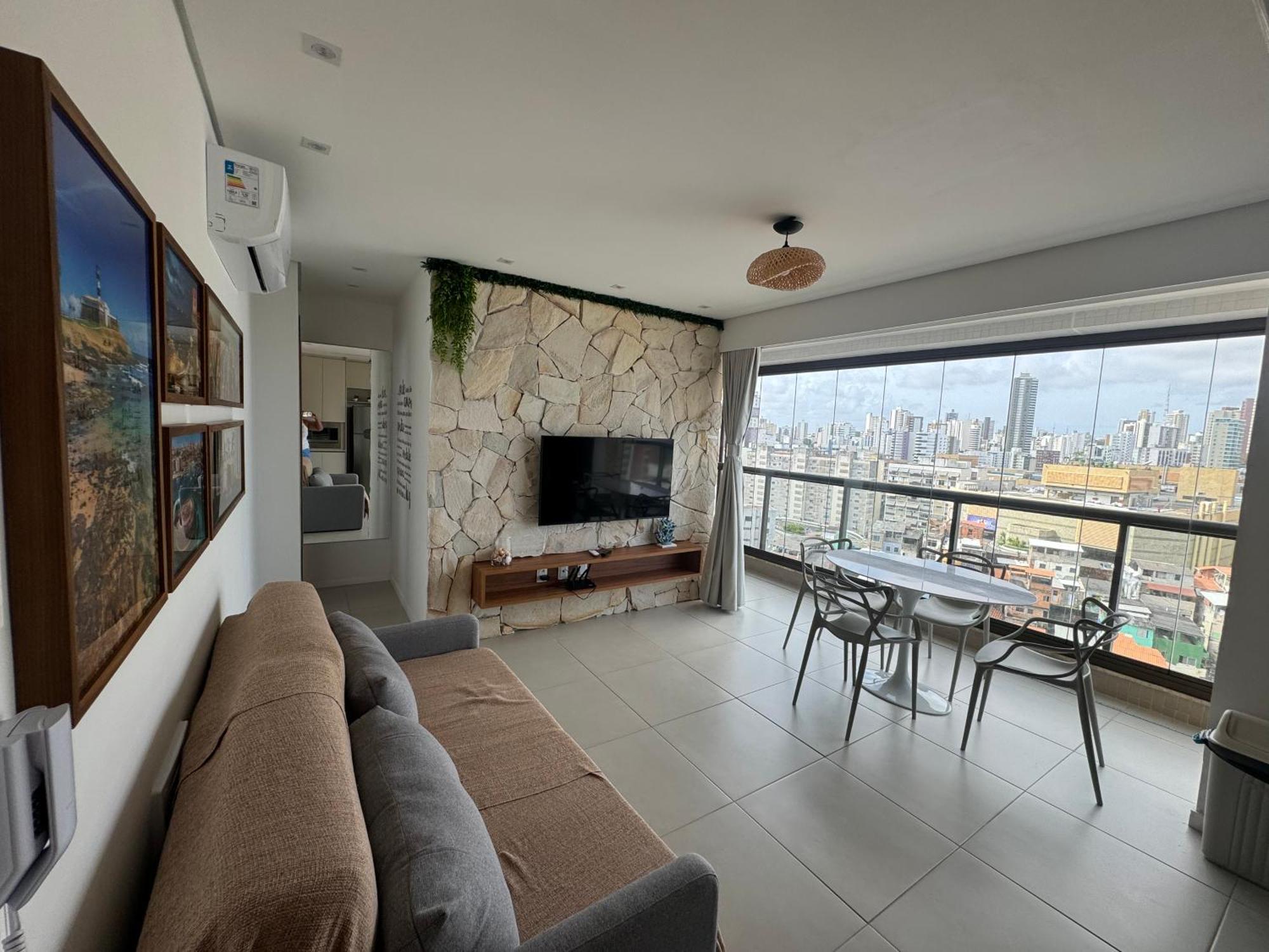 Apartment Farol Da Barra Bp1201 Vista Mar Barra *
